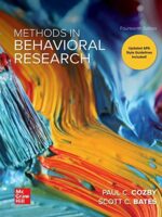 Methods in Behavioral Research 14th Edition – Cozby & Bates eBook