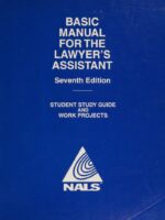 Basic Manual for the Lawyer's Assistant, Seventh Edition — ebook cover