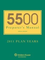 5500 Preparer's Manual for 2011 Plan Years