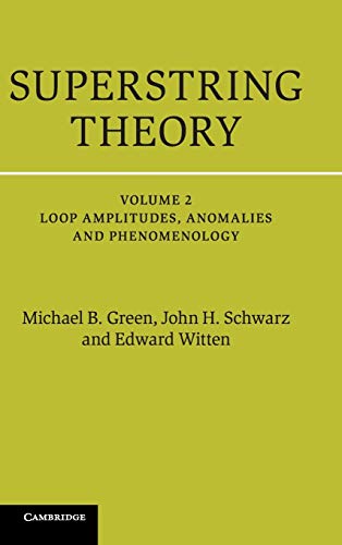 Superstring Theory Green Schwarz Witten Vol 2 25th Anniversary