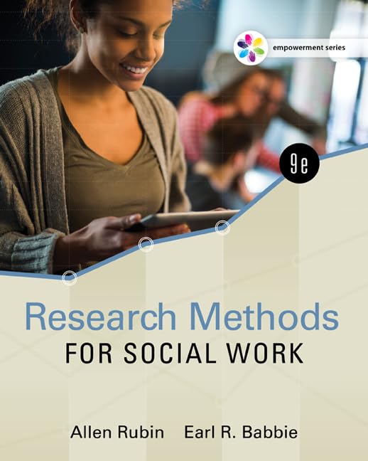 Research Methods for Social Work 9th Edition Rubin & Babbie