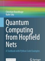 Quantum Computing from Hopfield Nets: A Textbook with Python Code Examples