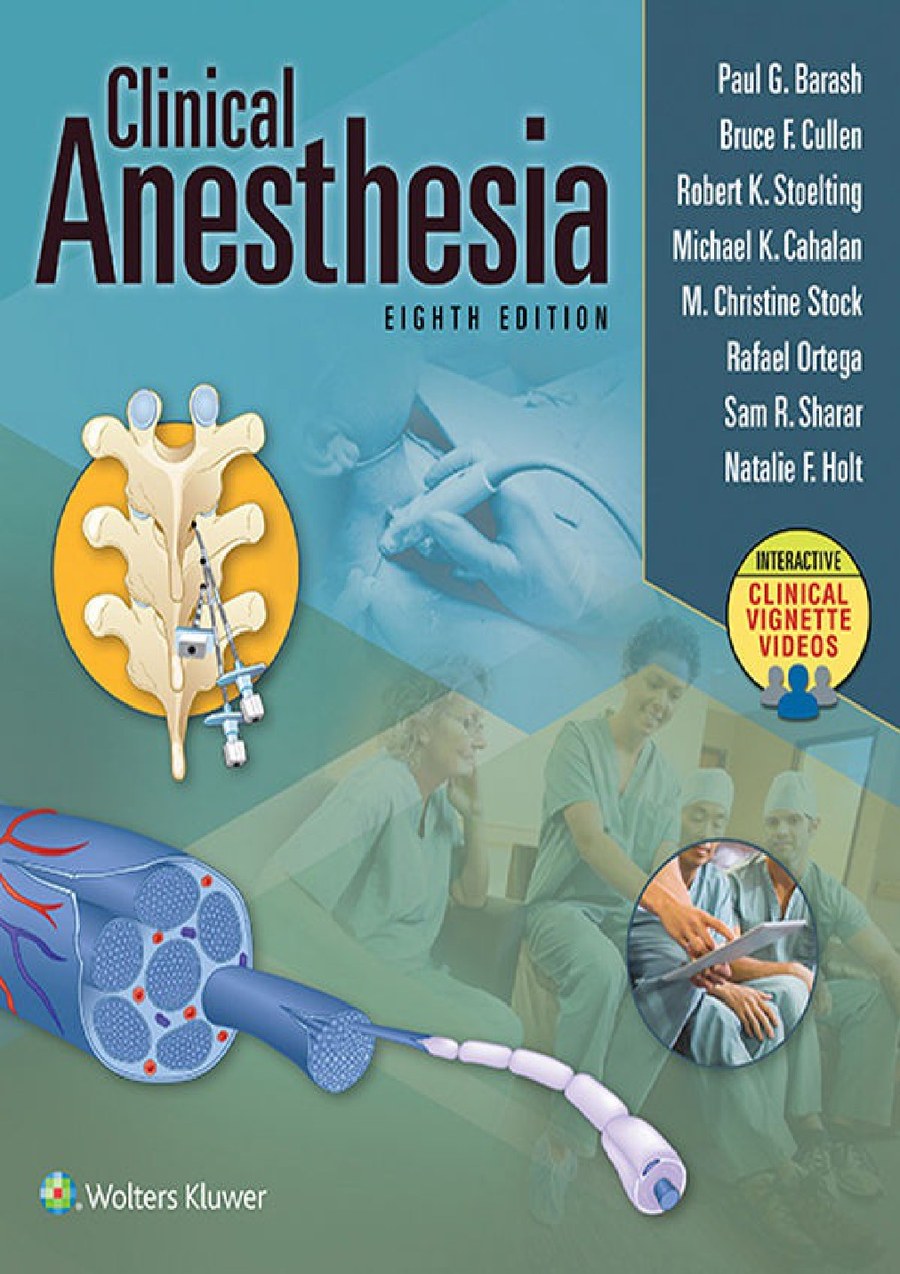 Barash's Clinical Anesthesia, 8th Edition — ebook cover