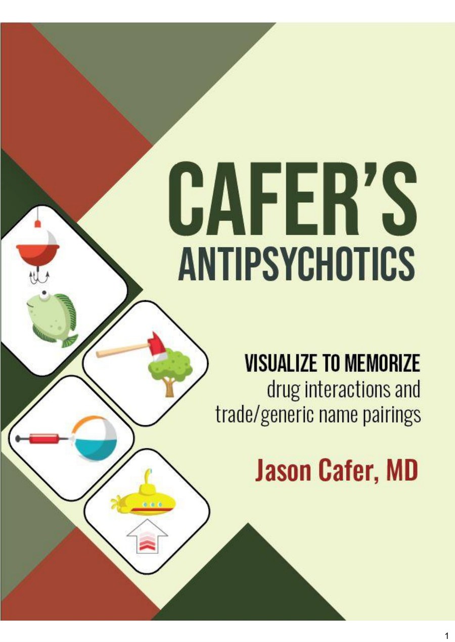 Cafer's Antipsychotics: Visualize to Memorize Drugs — ebook cover