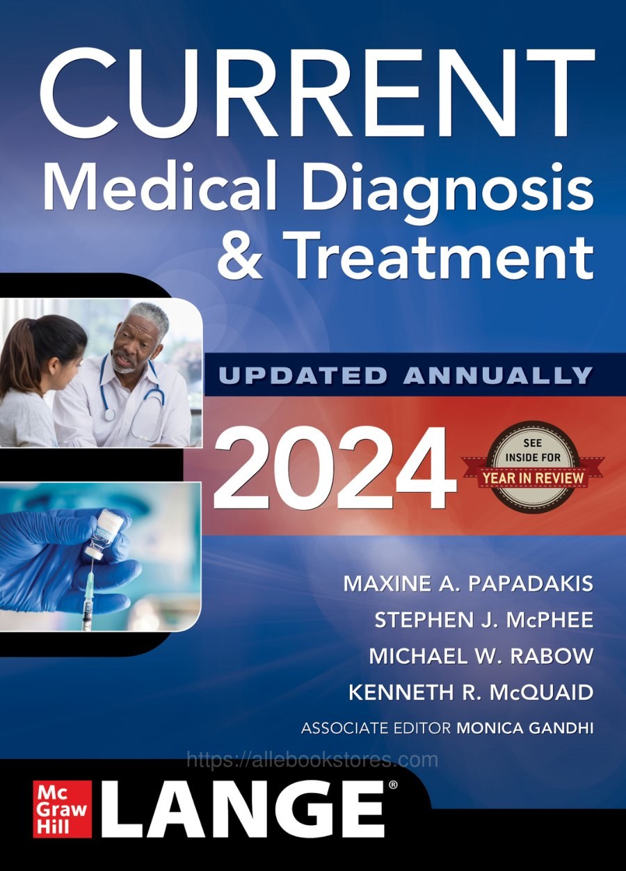 CURRENT Medical Diagnosis & Treatment 2024 63rd Edition — ebook cover