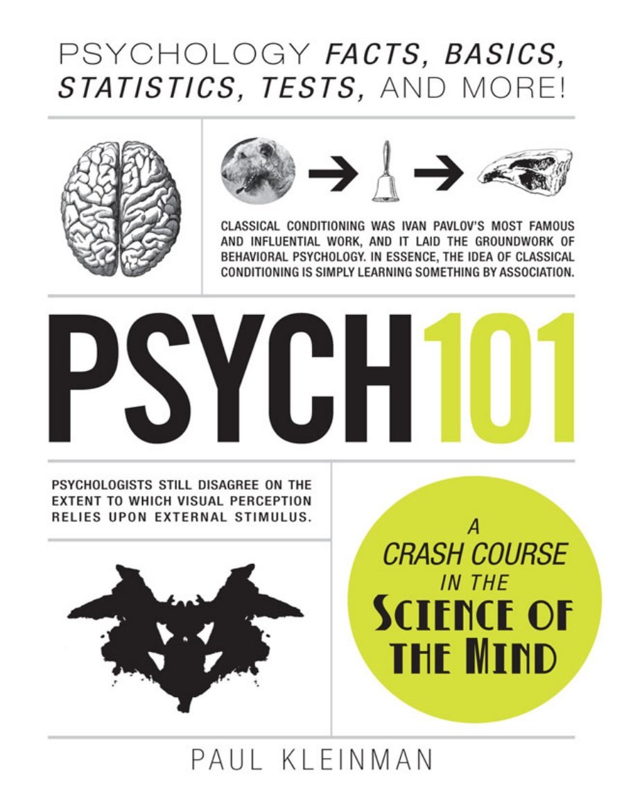 Psych 101: Psychology Facts, Basics, Statistics, Tests, and More! — ebook cover