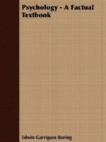 Psychology: A Factual Textbook by Edwin G. Boring — ebook cover