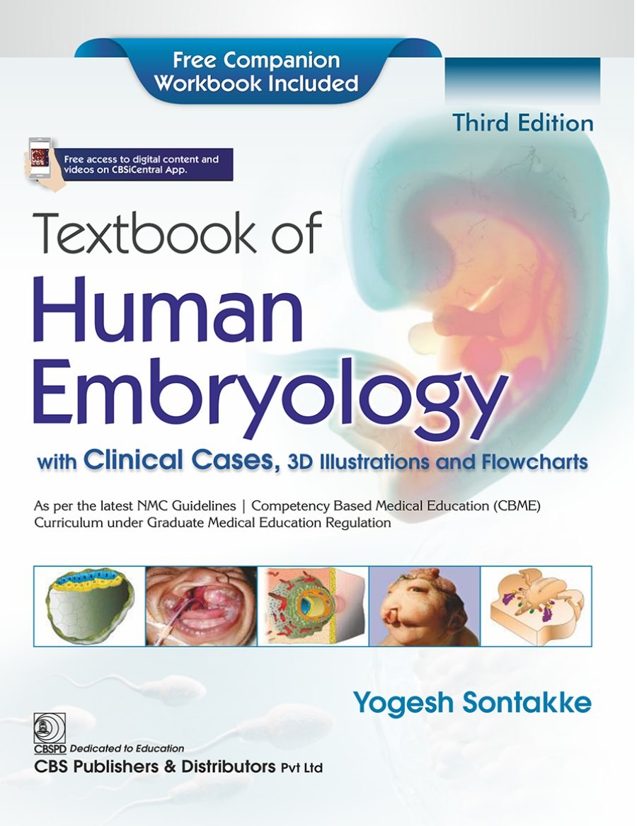 Textbook of Human Embryology Sontakke, 3rd Edition (2026) — ebook cover